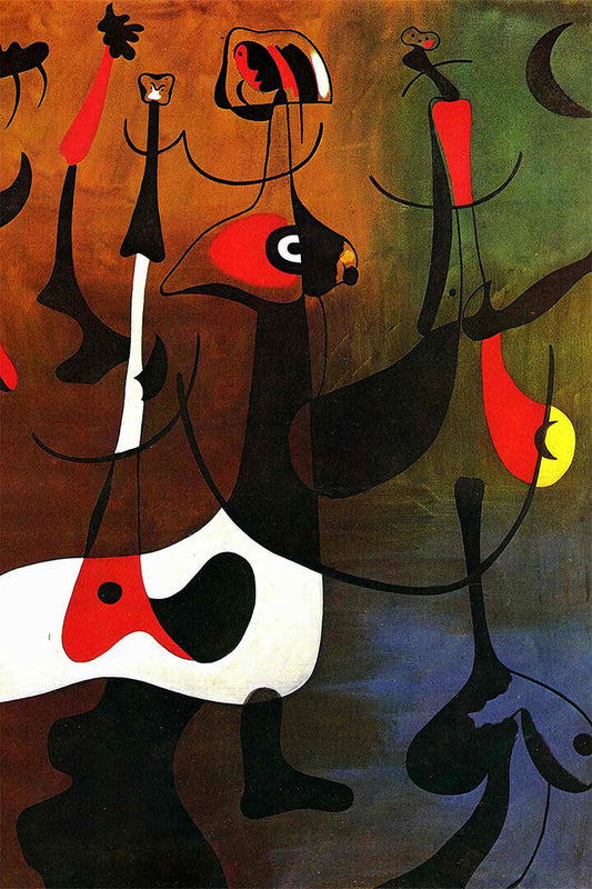 Joan Miro Modern Surrealism Artist Poster Wall Art Print Home Wall Decor - xonomax