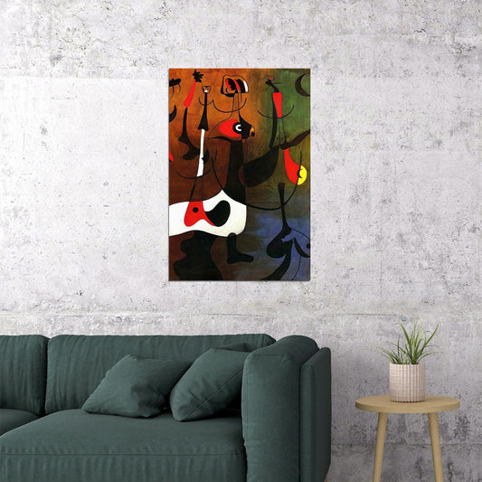 Joan Miro Modern Surrealism Artist Poster Wall Art Print Home Wall Decor - xonomax