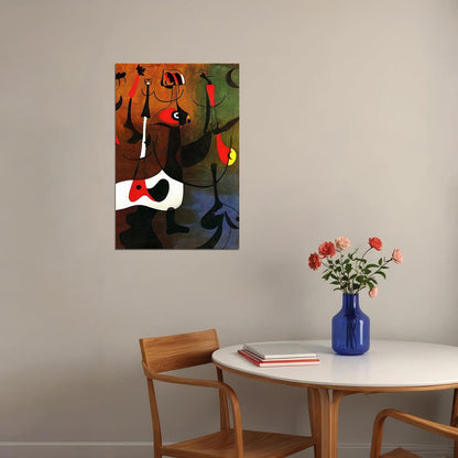 Joan Miro Modern Surrealism Artist Poster Wall Art Print Home Wall Decor - xonomax