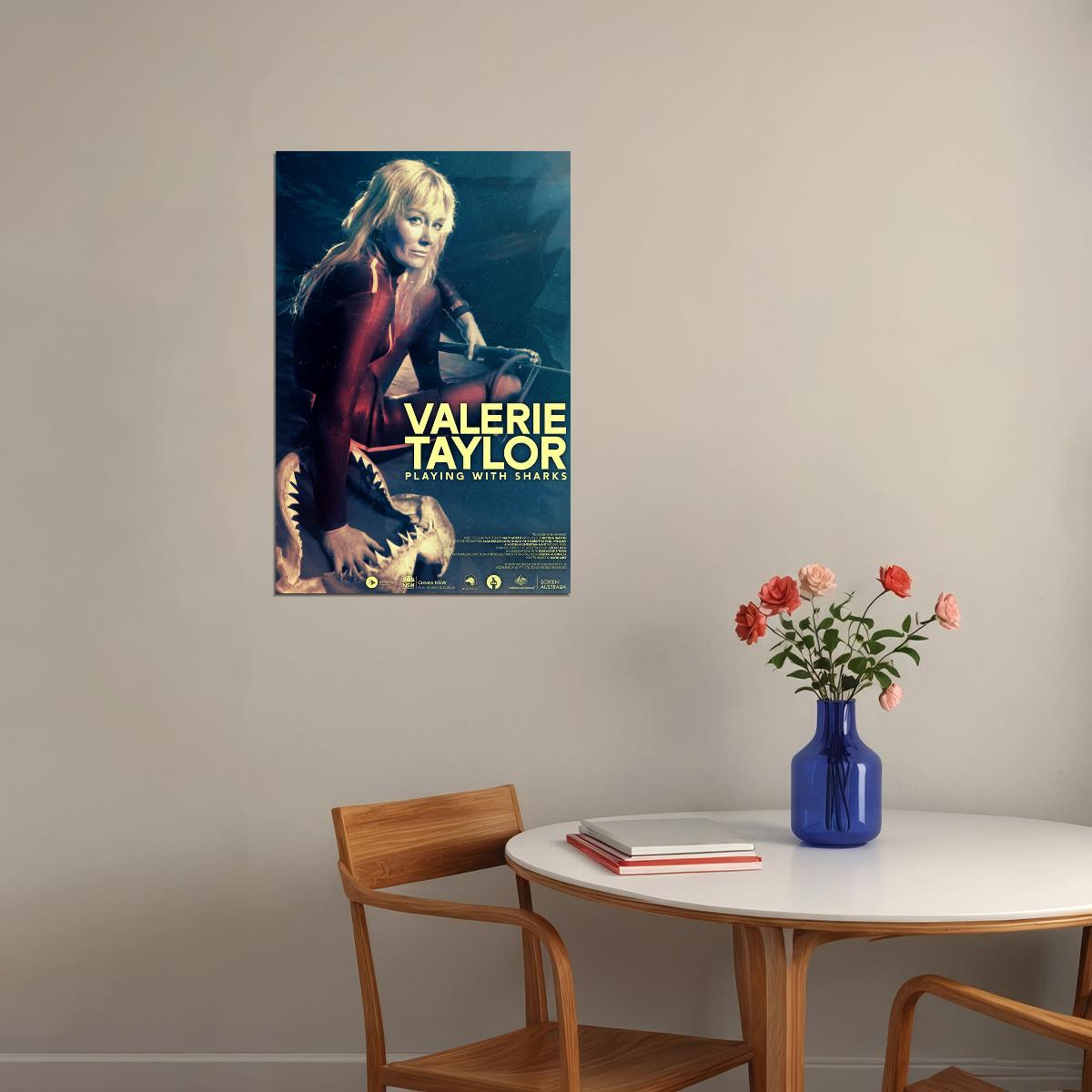 Playing With Sharks Movie Poster Wall Art Print Home Wall Decor - xonomax