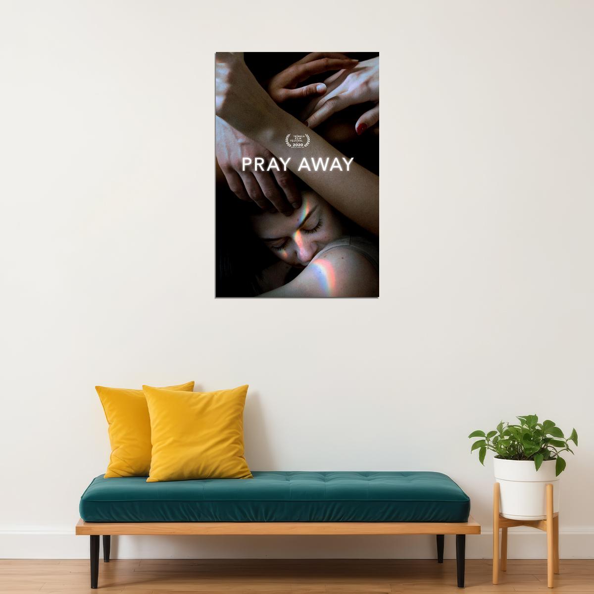 Pray Away 2021 Movie Poster Wall Art Print Home Wall Decor - xonomax