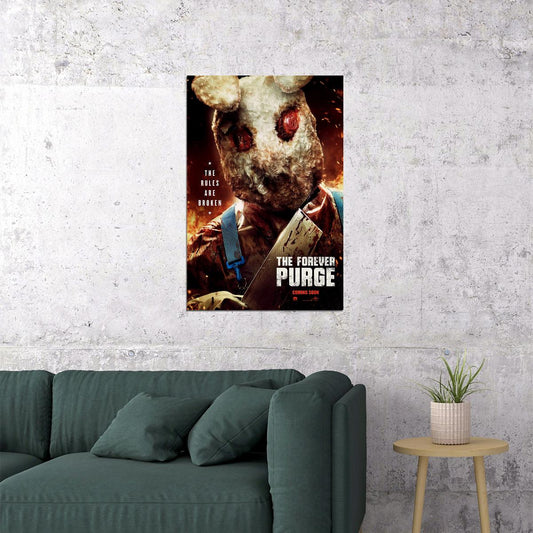 The Forever Purge 2021 Movie Poster Wall Art Print Home Wall Decor - xonomax
