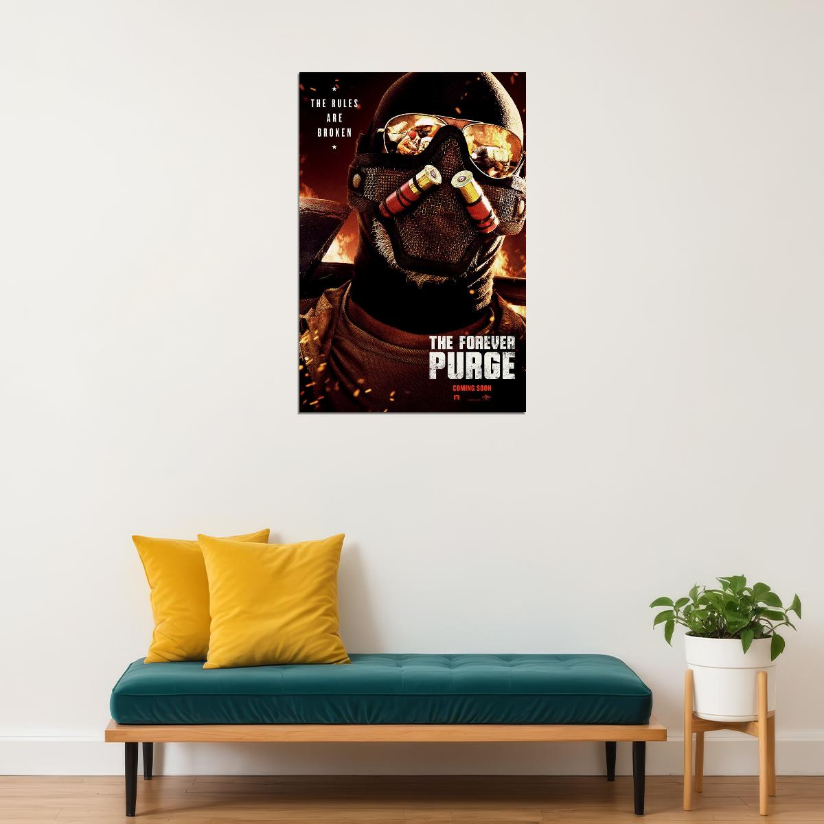 The Forever Purge 2021 Movie Poster Wall Art Print Home Wall Decor - xonomax
