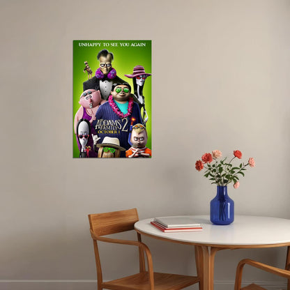 The Addams Family 2 Movie Animation Poster Wall Art Print Home Wall Decor - xonomax