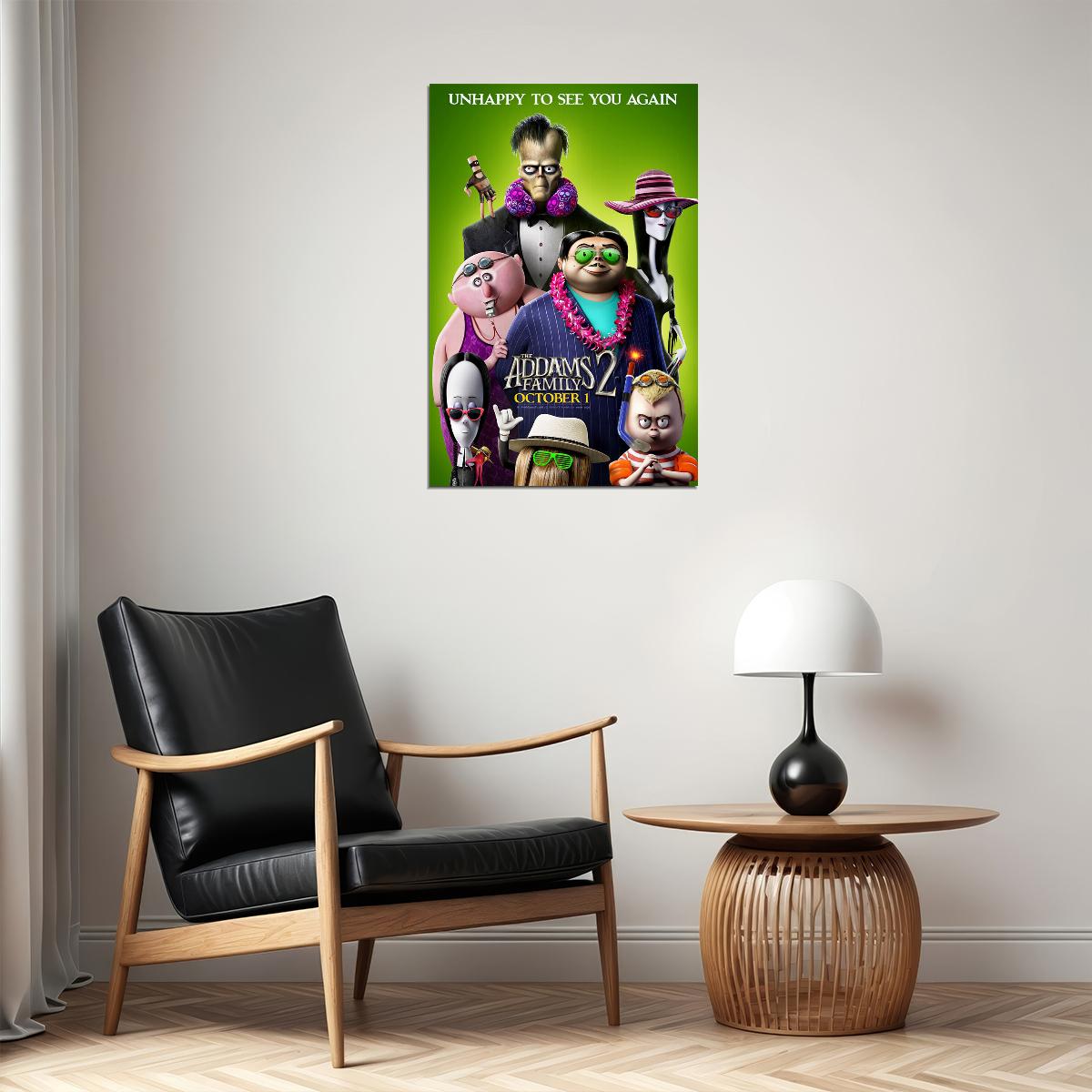 The Addams Family 2 Movie Animation Poster Wall Art Print Home Wall Decor - xonomax