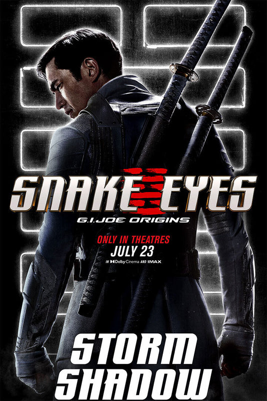 Snake Eyes Movie Gi Joe Origins Poster Wall Art Print Home Wall Decor - xonomax