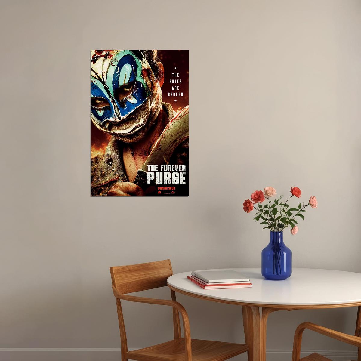 The Forever Purge Movie Poster Wall Art Print Home Wall Decor - xonomax