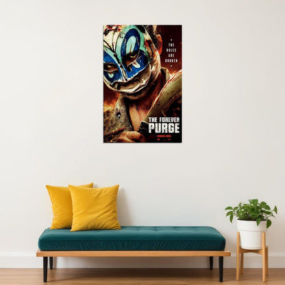 The Forever Purge Movie Poster Wall Art Print Home Wall Decor - xonomax