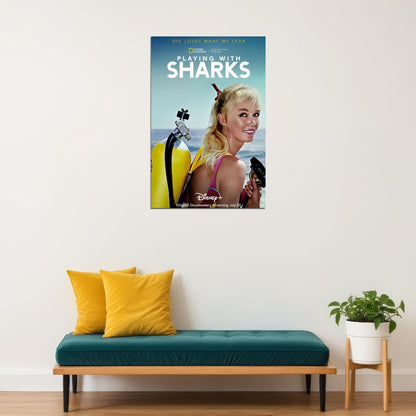Playing With Sharks 2021 Movie Poster Wall Art Print Home Wall Decor - xonomax
