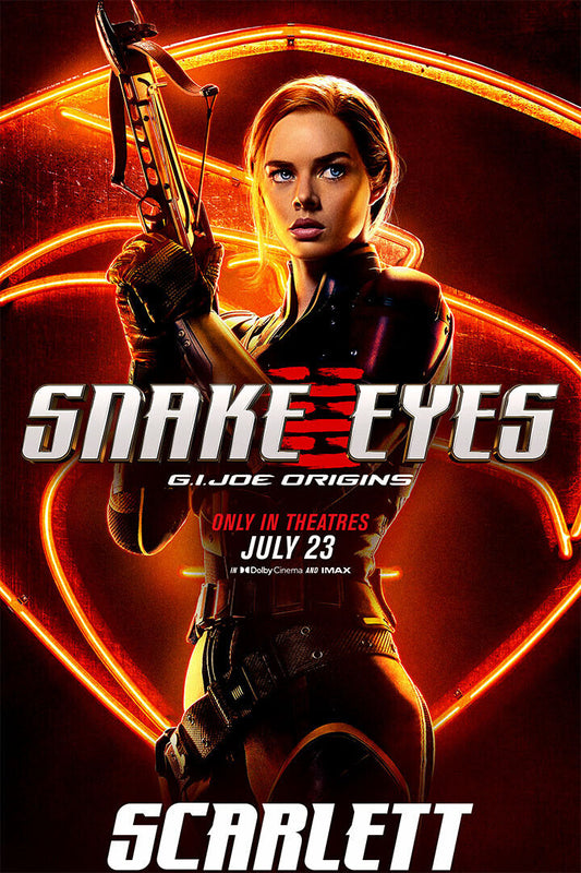 Snake Eyes Movie Gi Joe Origins Poster Wall Art Print Home Wall Decor - xonomax
