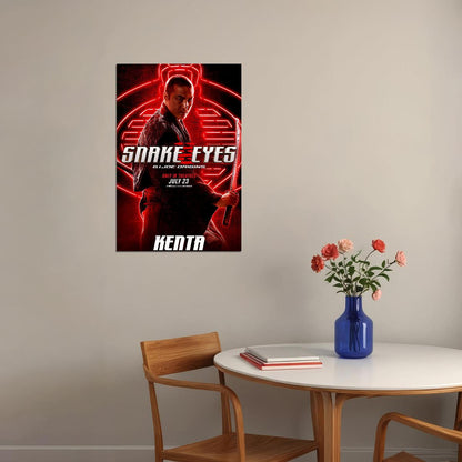 Snake Eyes Movie Gi Joe Origins Movie Poster Wall Art Print Home Wall Decor - xonomax