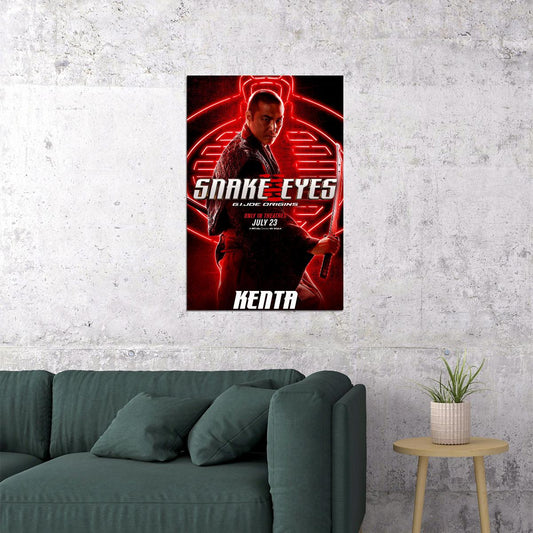 Snake Eyes Movie Gi Joe Origins Movie Poster Wall Art Print Home Wall Decor - xonomax