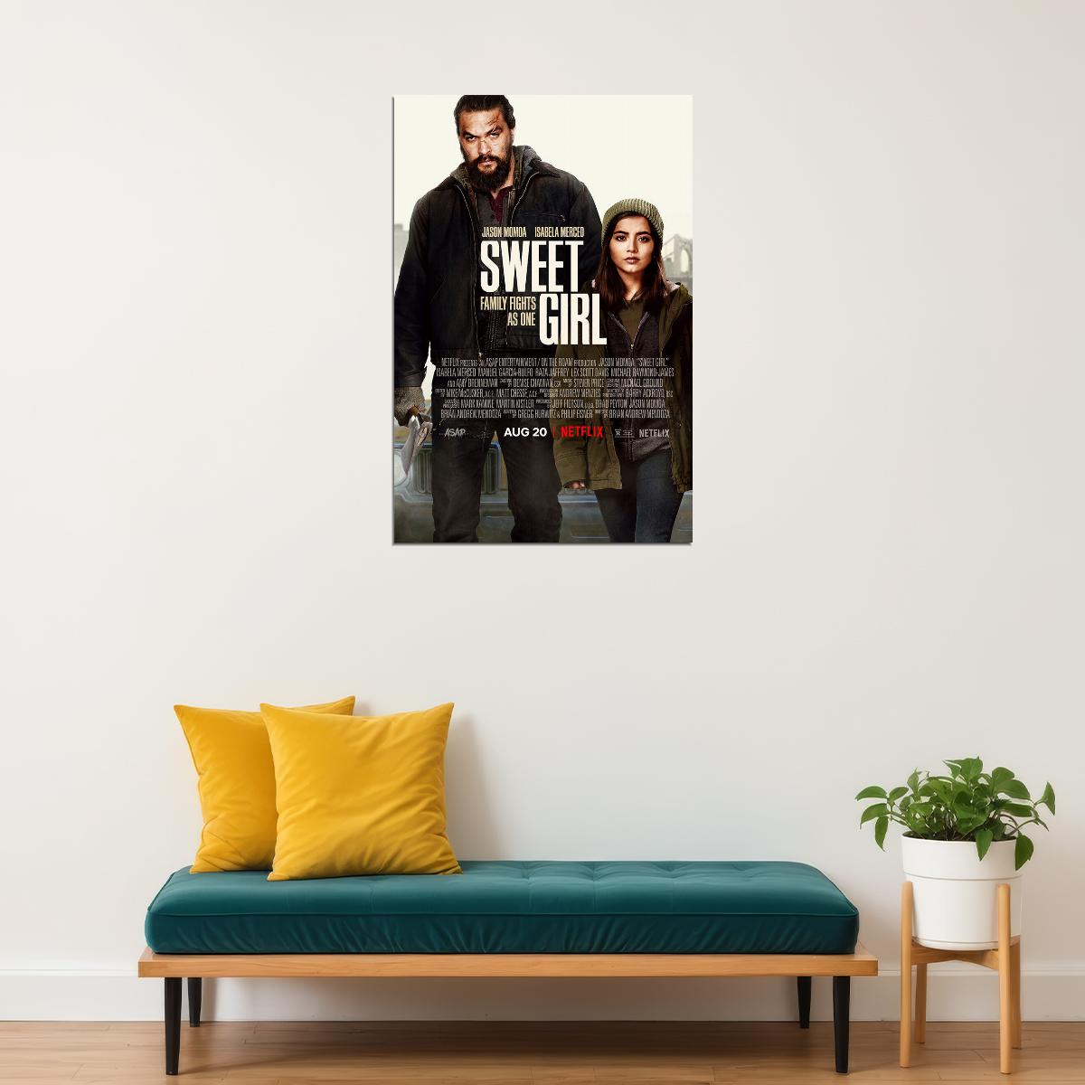 Sweet Girl 2021 Movie Poster Wall Art Print Home Wall Decor - xonomax