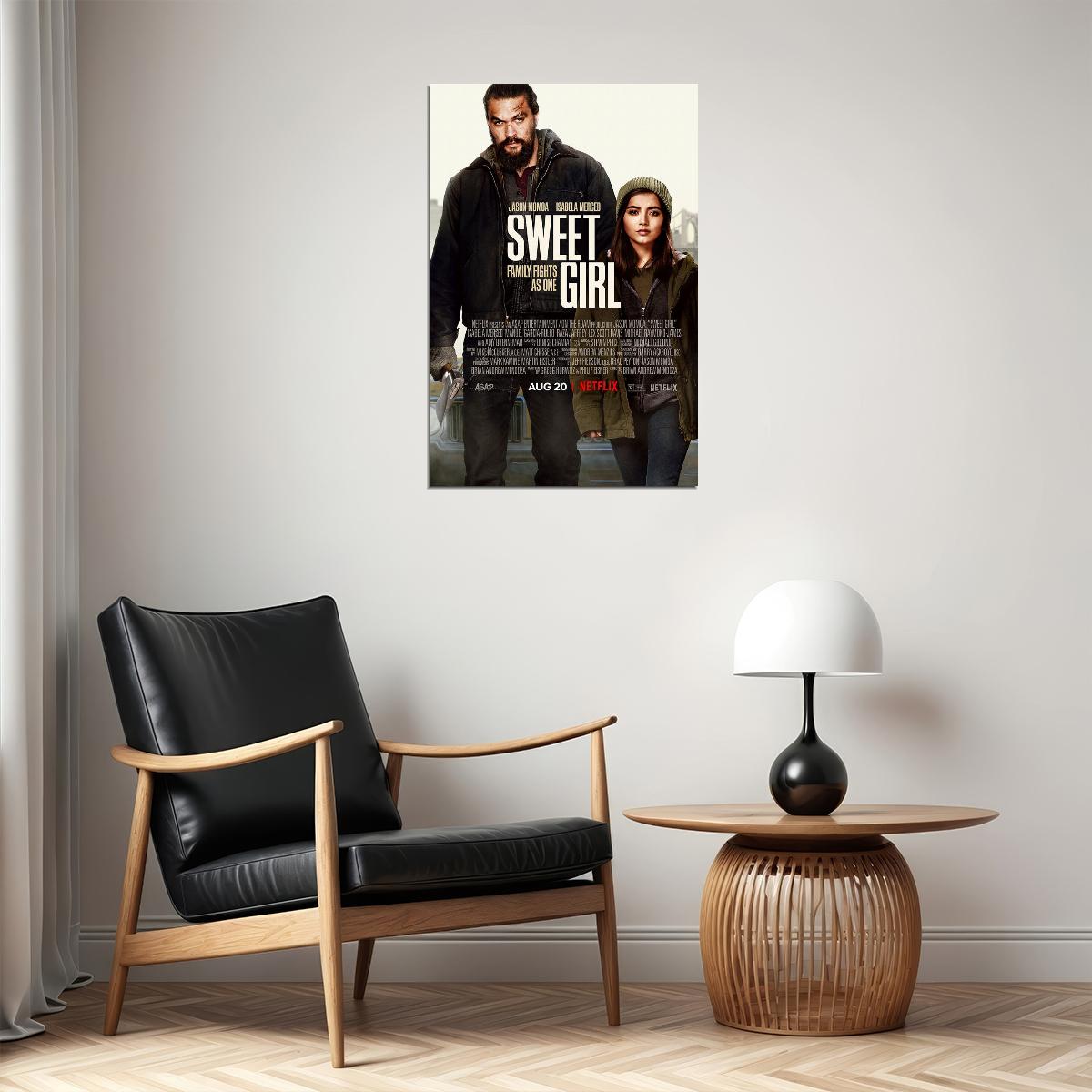 Sweet Girl 2021 Movie Poster Wall Art Print Home Wall Decor - xonomax