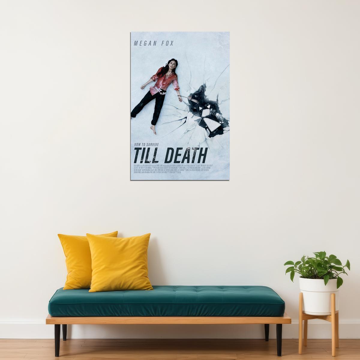 Till Death 2021 Survive Movie Poster Wall Art Print Home Wall Decor - xonomax