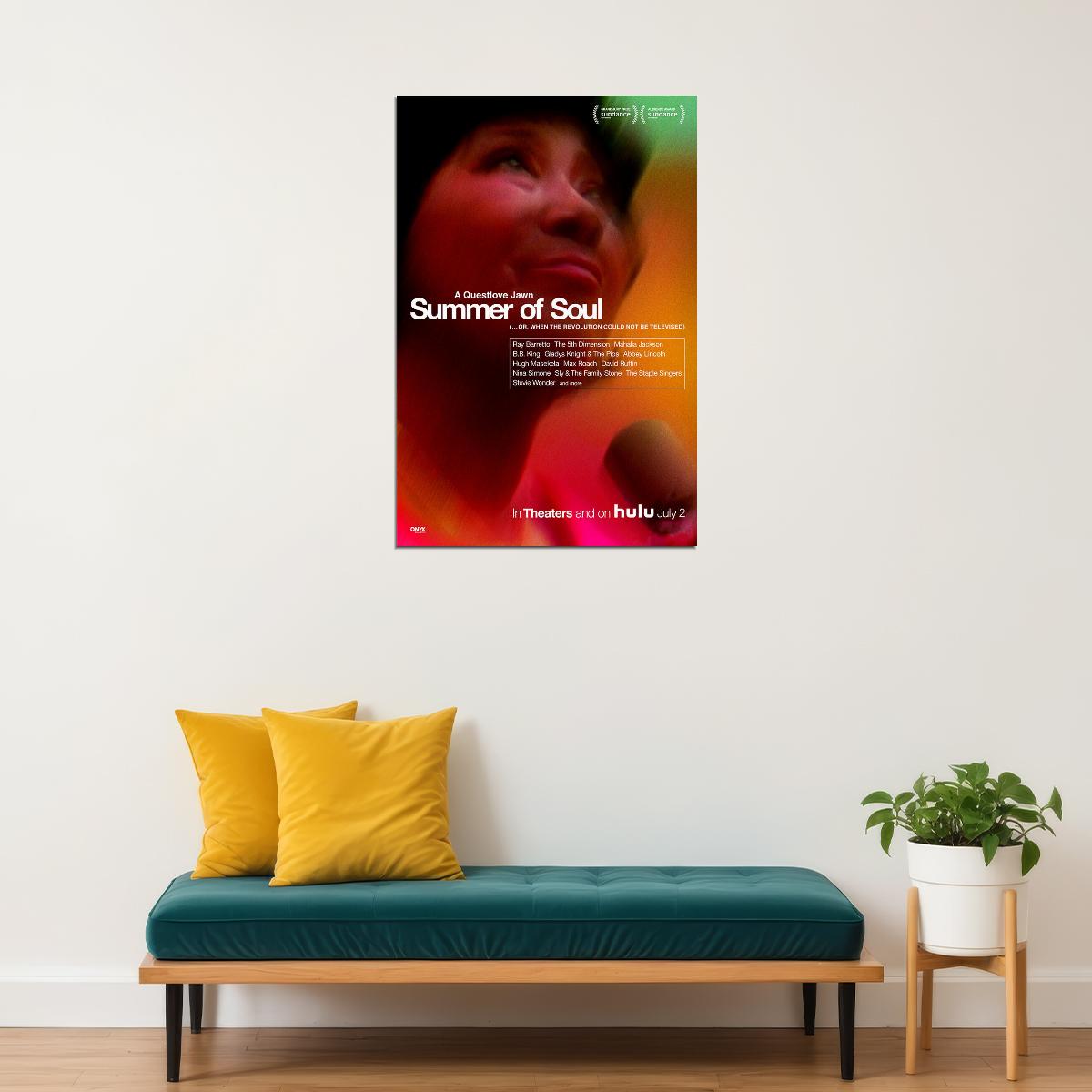 Summer Of Soul 2021 Movie Documentary Poster Wall Art Print Home Wall Decor - xonomax