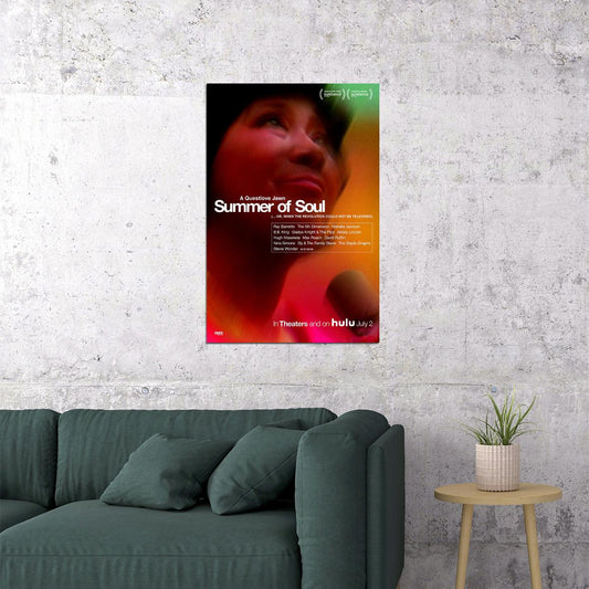 Summer Of Soul 2021 Movie Documentary Poster Wall Art Print Home Wall Decor - xonomax