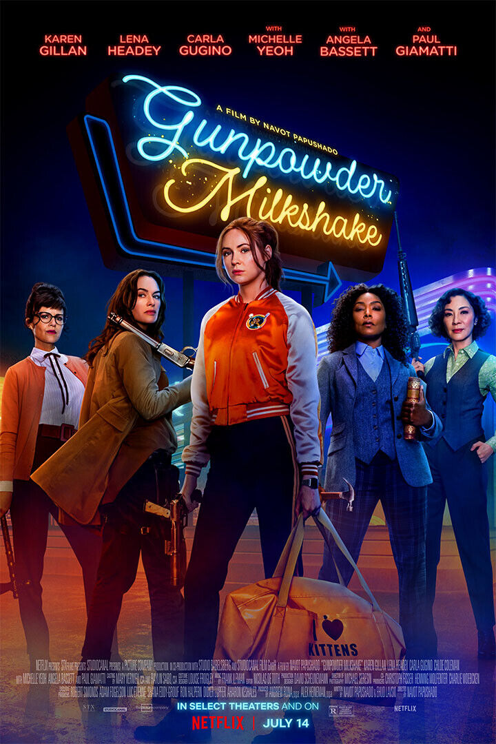 Gunpowder Milkshake 2021 Movie Poster Wall Art Print Home Wall Decor - xonomax