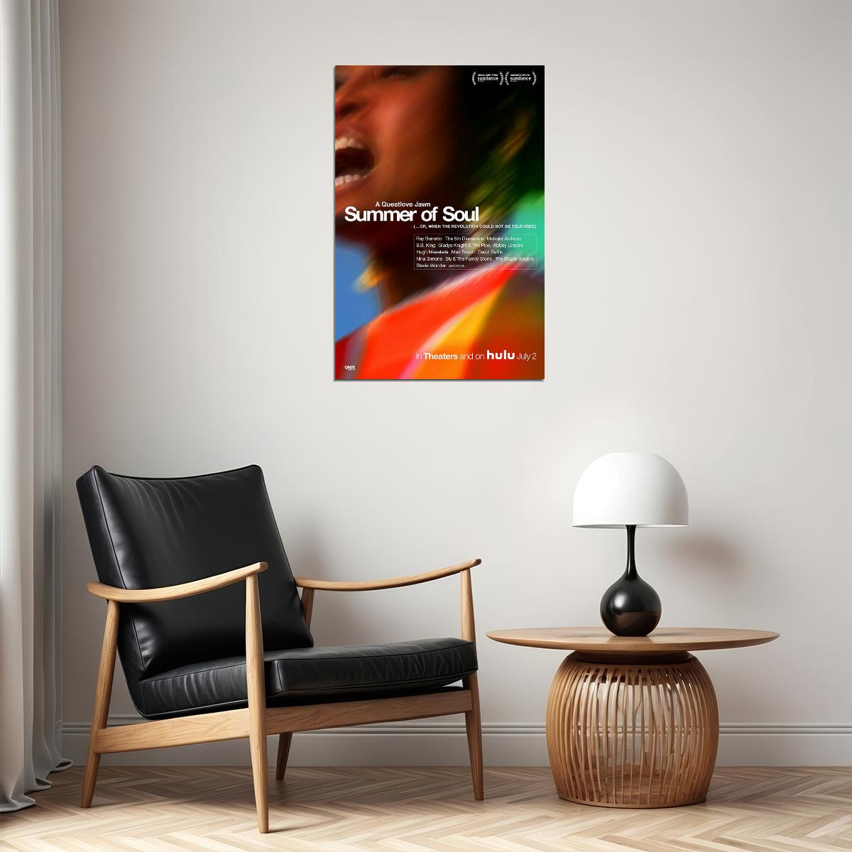 Summer Of Soul 2021 Movie Poster Wall Art Print Home Wall Decor - xonomax