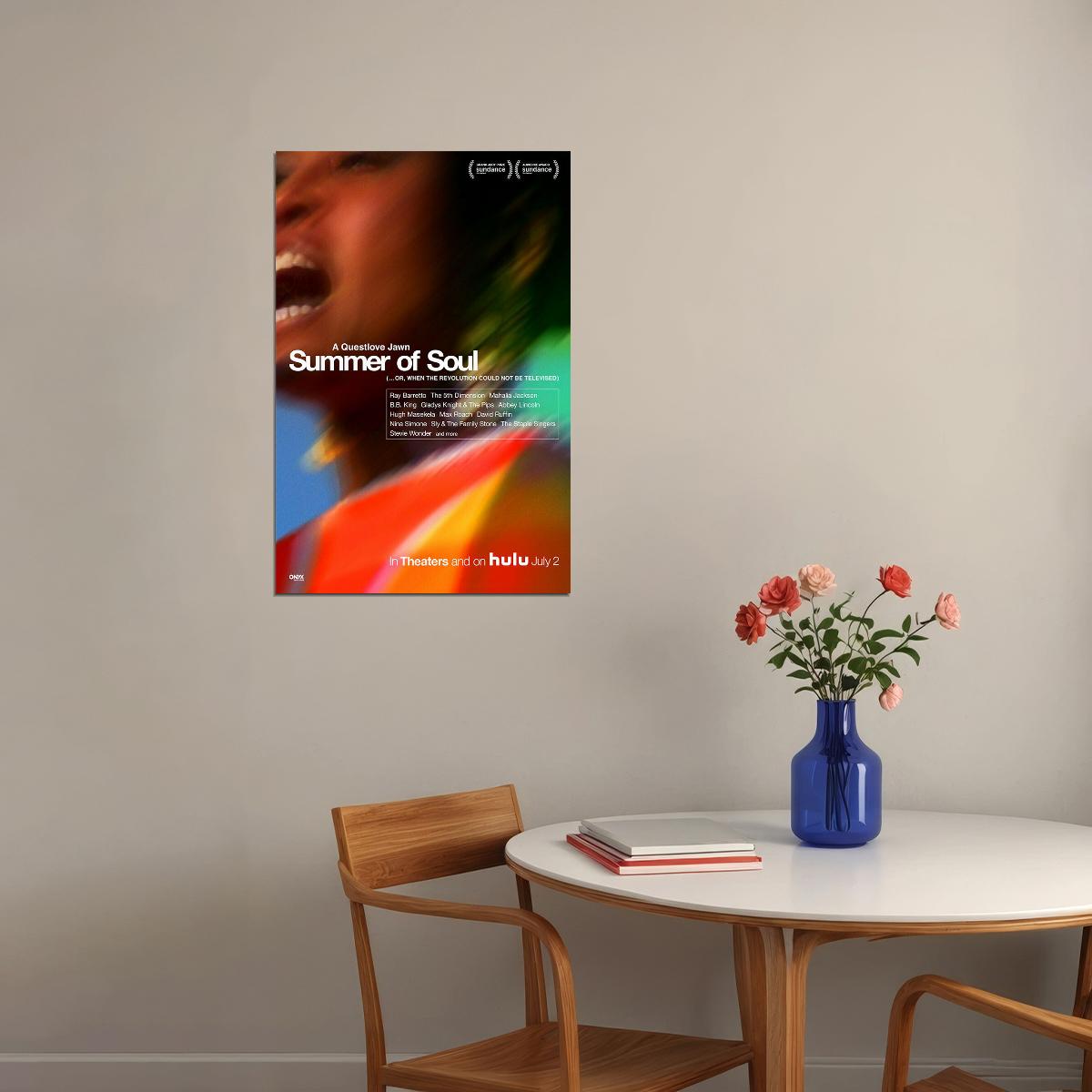 Summer Of Soul 2021 Movie Poster Wall Art Print Home Wall Decor - xonomax