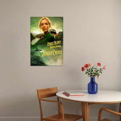 Jungle Cruise 2021 Action Movie Poster Wall Art Print Home Wall Decor - xonomax