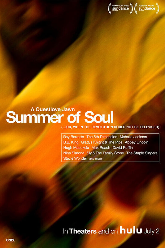 Summer Of Soul 2021 Movie Poster Wall Art Print Home Wall Decor - xonomax