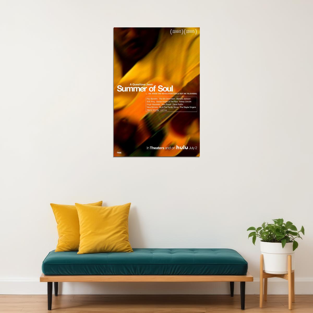 Summer Of Soul 2021 Movie Poster Wall Art Print Home Wall Decor - xonomax