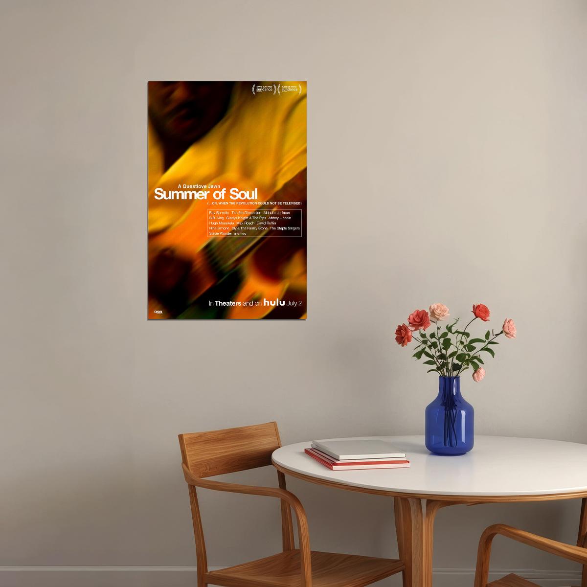 Summer Of Soul 2021 Movie Poster Wall Art Print Home Wall Decor - xonomax