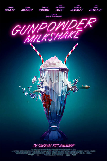 Gunpowder Milkshake Movie Poster Wall Art Print Home Wall Decor - xonomax
