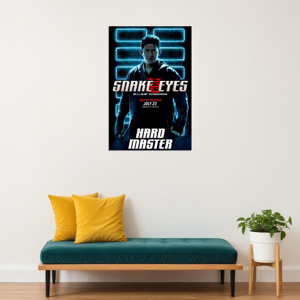 Snake Eyes 2021 Gi Joe Origins Poster Wall Art Print Home Wall Decor - xonomax