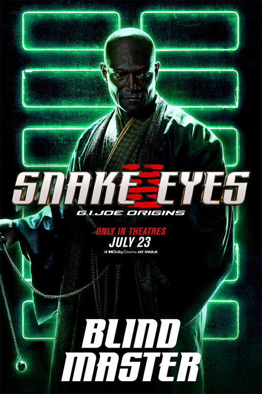 Snake Eyes 2021 Gi Joe Origins Action Poster Wall Art Print Home Wall Decor - xonomax