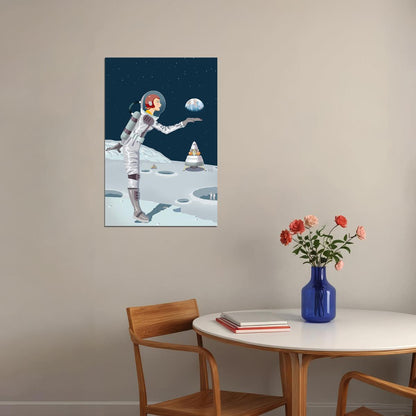 Space Travel Modern Science Collage Modern Science Poster Wall Art Print Home Wall Decor - xonomax