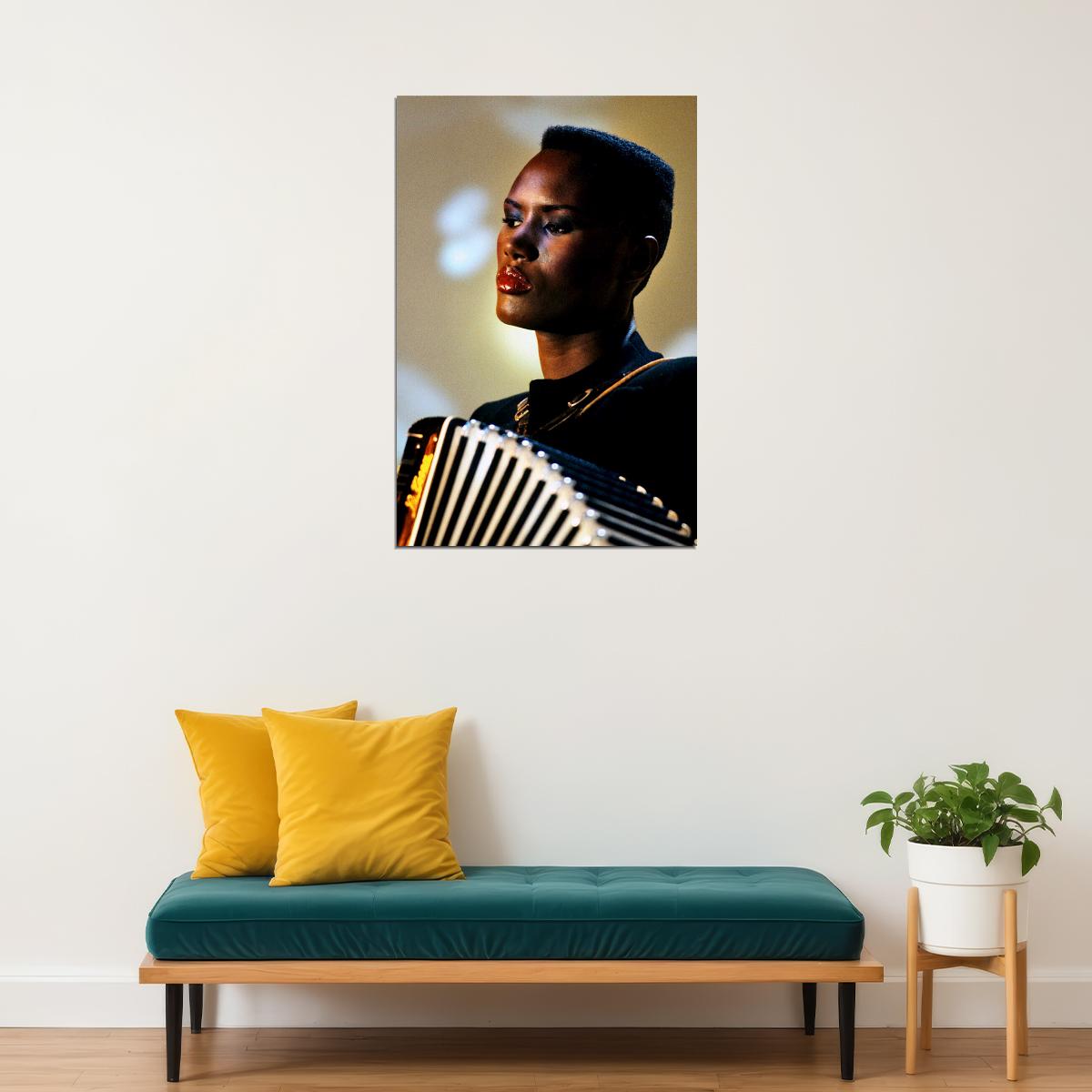 Grace Jones Actor Model Music Producer Actress Poster Wall Art Print Home Wall Decor - xonomax