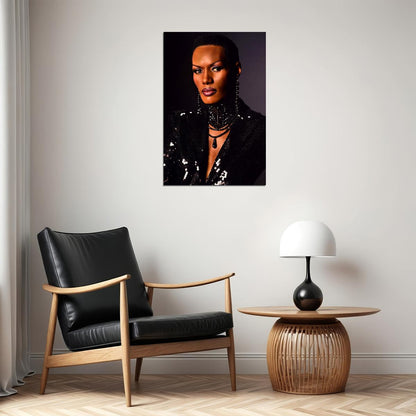 Grace Jones Actor Model Songwriter Singer Poster Wall Art Print Home Wall Decor - xonomax