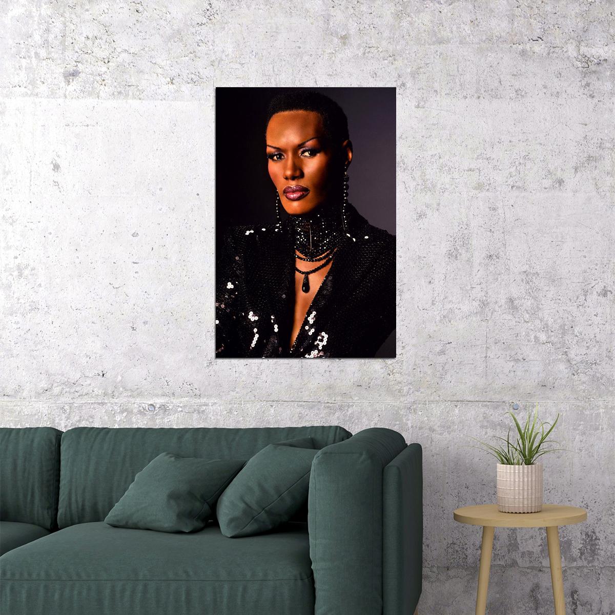 Grace Jones Actor Model Songwriter Singer Poster Wall Art Print Home Wall Decor - xonomax