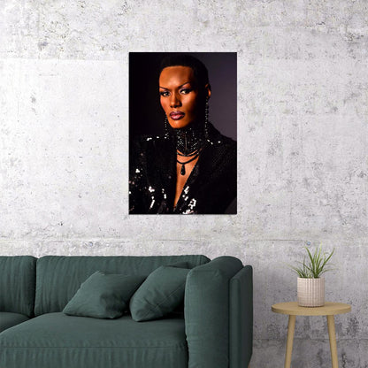 Grace Jones Actor Model Songwriter Singer Poster Wall Art Print Home Wall Decor - xonomax