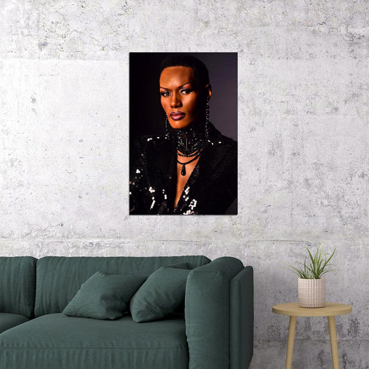 Grace Jones Actor Model Songwriter Singer Poster Wall Art Print Home Wall Decor - xonomax