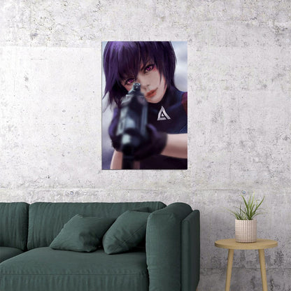 Ghost In The Shell Fight Riot Police Anime Crime Poster Wall Art Print Home Wall Decor
