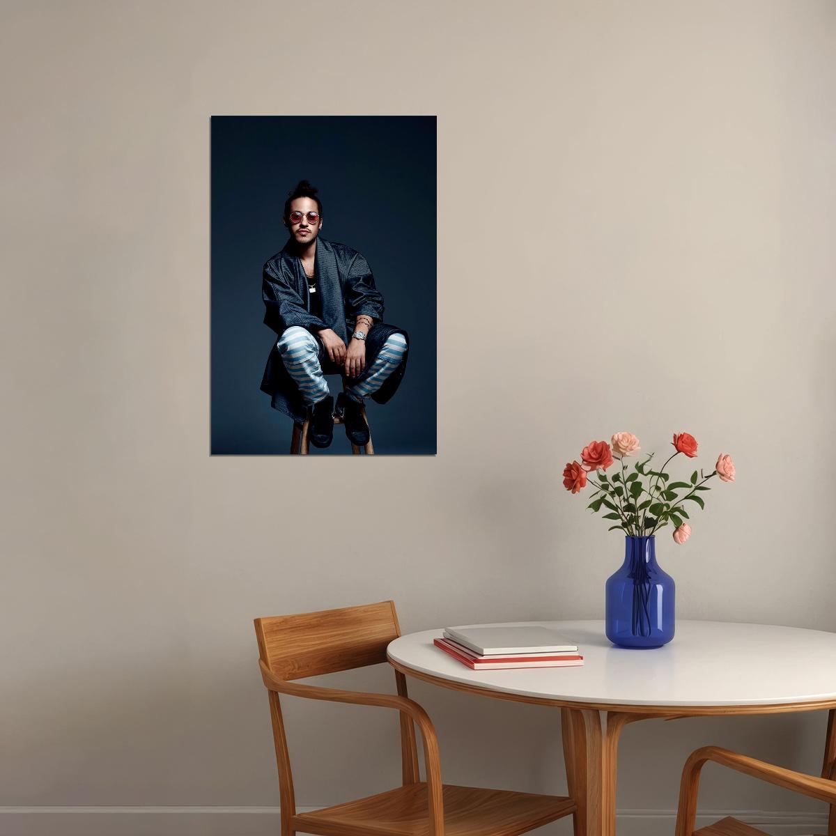Russ Hip Hop Rapper Punk Music Singer Musician Poster Wall Art Print Home Wall Decor - xonomax