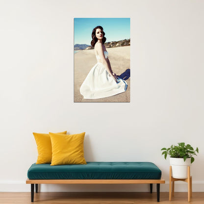 Singer Lana Del Rey Music Songwriter Singer Poster Wall Art Print Home Wall Decor - xonomax