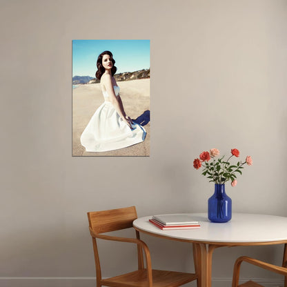 Singer Lana Del Rey Music Songwriter Singer Poster Wall Art Print Home Wall Decor - xonomax