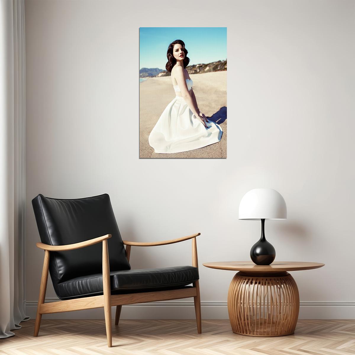 Singer Lana Del Rey Music Songwriter Singer Poster Wall Art Print Home Wall Decor - xonomax