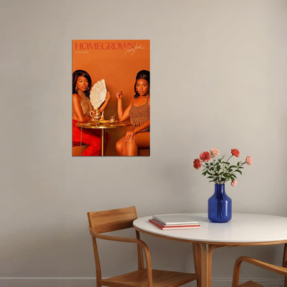 Vanjess Rap Singer Homegrown Album Poster Wall Art Print Home Wall Decor - xonomax