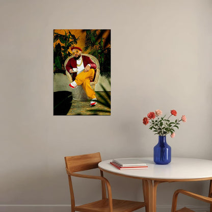 Og Moose Rap Singer Nuthin Album Cover Poster Wall Art Print Home Wall Decor - xonomax