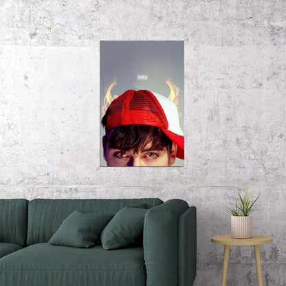 Nerfboi Rap Singer Hellbound Handsome Poster Wall Art Print Home Wall Decor - xonomax
