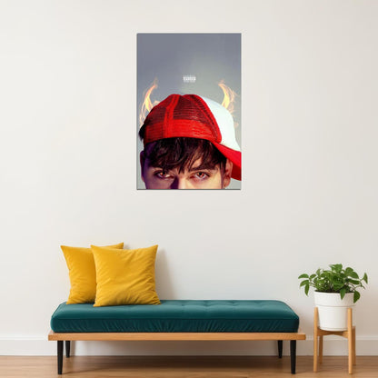 Nerfboi Rap Singer Hellbound Handsome Poster Wall Art Print Home Wall Decor - xonomax