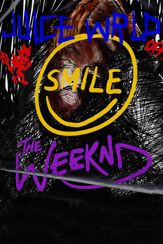 The Weeknd Great Singer 2021 Smile Poster Wall Art Print Home Wall Decor - xonomax