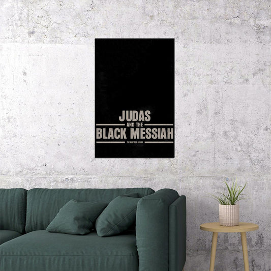 Judas The Black Messiah Rap Inspired Album Poster Wall Art Print Home Wall Decor - xonomax
