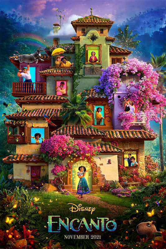 Encanto Movie Family Action Poster Wall Art Print Home Wall Decor