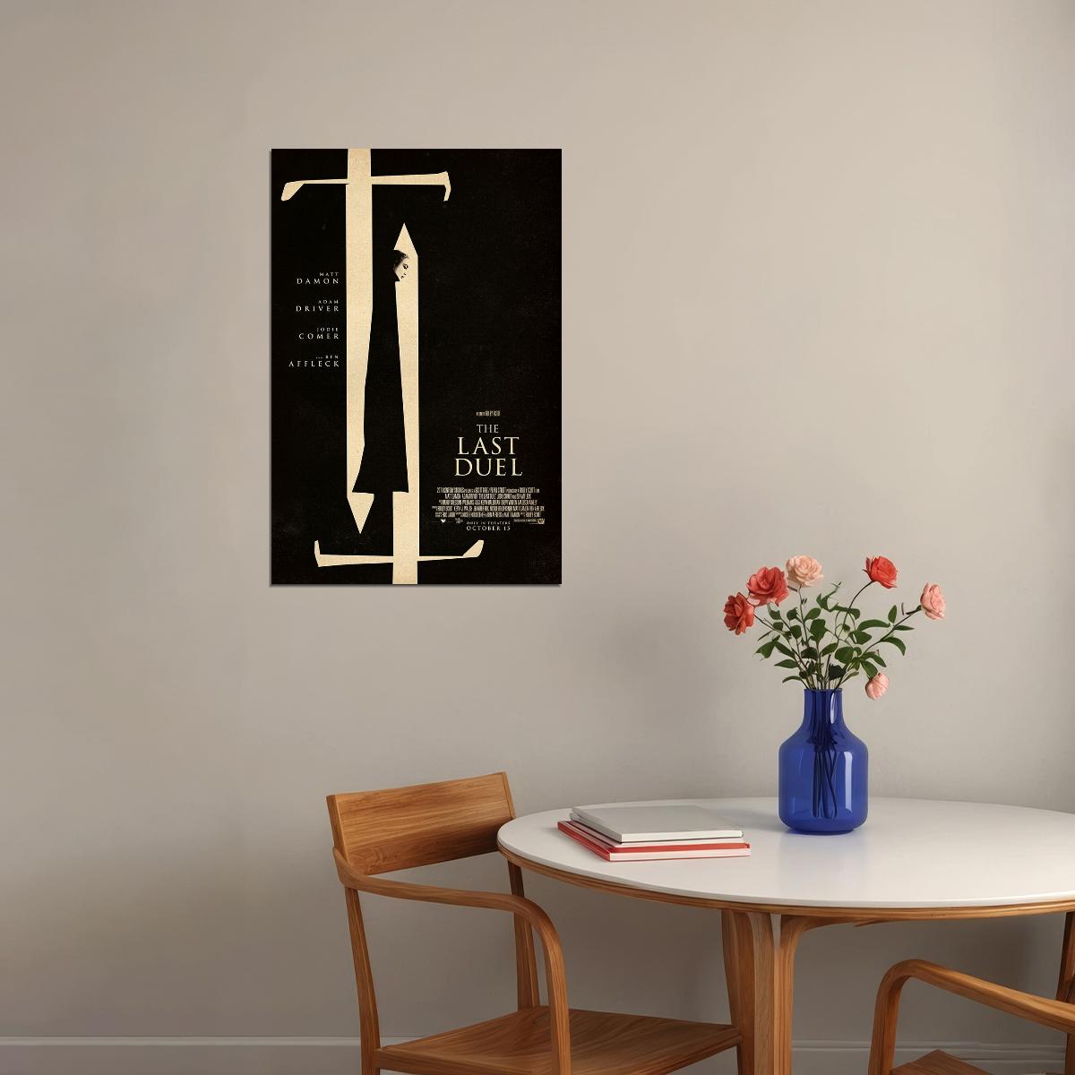 The Last Duel Movie Action Movie Poster Wall Art Print Home Wall Decor - xonomax